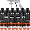 imageUPol Raptor Safety Orange Urethane SprayOn Truck Bed Liner Kit and Custom Coat Spray Gun with Regulator 8 Liters