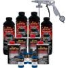 imageCustom Coat Blue Metallic 1 Gallon Urethane SprayOn Truck Bed Liner Kit with Spray Gun and Regulator  Easy Mixing Shake Shoot It  Durable Textured Protective Coating Prevent Rust  Car Auto