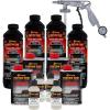 imageCustom Coat Bright White 1 Gallon Urethane SprayOn Truck Bed Liner Kit with Spray Gun and Regulator  Easy Mixing Shake Shoot It  Durable Textured Protective Coating Prevent Rust  Car Auto