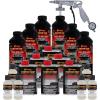imageCustom Coat Bright White 15 Gallon 6 Quart Urethane SprayOn Truck Bed Liner Kit with Spray Gun and Regulator  Easy Mixing Shake Shoot  Textured Protective Coating Prevent Rust  Car Auto