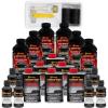 imageCustom Coat Charcoal Metallic 15 Gallon 6 Quart Urethane RollOn BrushOn or SprayOn Truck Bed Liner Kit with Roller and Brush Applicator Kit  Easy Mixing  Textured Car Auto Protective Coating