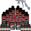 imageCustom Coat Dakota Brown 2 Gallon 8 Quart Urethane SprayOn Truck Bed Liner Kit with Spray Gun and Regulator  Easy Mixing Shake Shoot  Textured Protective Coating Prevent Rust  Car Auto