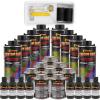 imageCustom Coat Federal Standard Color  34052 USMC Dark Olive Drab T71 Urethane RollOn BrushOn or SprayOn Truck Bed Liner 2 Gallon Kit with Roller Applicator Kit  Textured Protective Coating