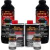imageCustom Coat Pewter Metallic 2 Quart 12 Gallon Urethane SprayOn Truck Bed Liner Kit  Easy Mixing Just Shake Shoot  Durable Textured Protective Coating Prevent Stop Rust  Car Auto Equipment