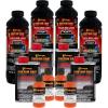 imageCustom Coat Safety Orange 1 Gallon Urethane SprayOn Truck Bed Liner Kit Easy Mixing Just Shake Shoot  Professional Durable Textured Protective Coating Prevent Stop Rust  Car Auto Equipment