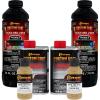 imageCustom Coat Shoreline Beige 2 Quart 12 Gallon Urethane SprayOn Truck Bed Liner Kit  Easy Mixing Just Shake Shoot  Durable Textured Protective Coating Prevent Stop Rust  Car Auto Equipment