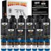 imageCustom Shop Safety Blue Urethane SprayOn Truck Bed Liner Kit and Custom Coat Spray Gun with Regulator 8 Liters