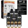 imageCustom Shop Shoreline Beige Urethane SprayOn Truck Bed Liner Kit and Custom Coat Spray Gun with Regulator 4 Liters