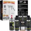 imageUPol Raptor 4 Quart Kit  Black Urethane SprayOn Truck Bed Liner Kit Custom Coat Spray Gun with Regulator  Bonus Aerosol Bedliner Can4 Quart Kit
