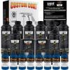 imageUPol Raptor Blue Metallic Urethane SprayOn Truck Bed Liner Kit and Custom Coat Spray Gun with Regulator 8 Liters
