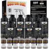 imageUPol Raptor Mesa Gray Urethane SprayOn Truck Bed Liner Kit and Custom Coat Spray Gun with Regulator 8 Liters