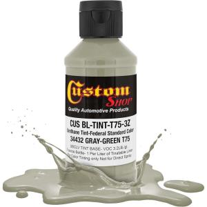 imageCustom Coat Camouflage Series 3 Ounce Olive Drab Federal Standard Color 34094 Urethane Tint Concentrate for Tinting Truck Bed Liner Coatings  Epoxy ResinGray Green