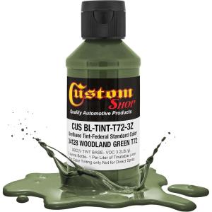 imageCustom Coat Camouflage Series 3 Ounce Olive Drab Federal Standard Color 34094 Urethane Tint Concentrate for Tinting Truck Bed Liner Coatings  Epoxy ResinWoodland Green
