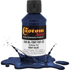 imageCustom Coat Camouflage Series 3 Ounce Olive Drab Federal Standard Color 34094 Urethane Tint Concentrate for Tinting Truck Bed Liner Coatings  Epoxy ResinNavy Blue