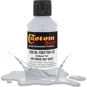 imageCustom Coat Camouflage Series 3 Ounce Olive Drab Federal Standard Color 34094 Urethane Tint Concentrate for Tinting Truck Bed Liner Coatings  Epoxy ResinAir Force Gray
