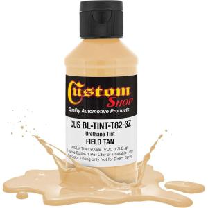 imageCustom Coat Camouflage Series 3 Ounce Olive Drab Federal Standard Color 34094 Urethane Tint Concentrate for Tinting Truck Bed Liner Coatings  Epoxy ResinField Tan
