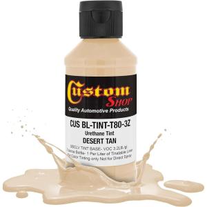 imageCustom Coat Camouflage Series 3 Ounce Olive Drab Federal Standard Color 34094 Urethane Tint Concentrate for Tinting Truck Bed Liner Coatings  Epoxy ResinDesert Tan