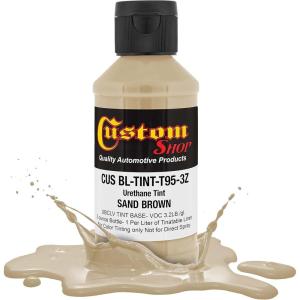 imageCustom Coat Camouflage Series 3 Ounce Olive Drab Federal Standard Color 34094 Urethane Tint Concentrate for Tinting Truck Bed Liner Coatings  Epoxy ResinSand Brown