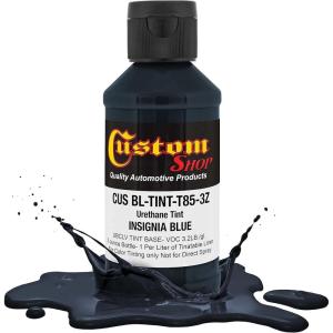 imageCustom Coat Camouflage Series 3 Ounce Olive Drab Federal Standard Color 34094 Urethane Tint Concentrate for Tinting Truck Bed Liner Coatings  Epoxy ResinInsignia Blue