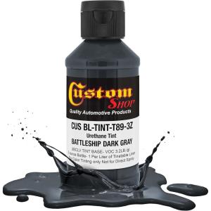 imageCustom Coat Camouflage Series 3 Ounce Olive Drab Federal Standard Color 34094 Urethane Tint Concentrate for Tinting Truck Bed Liner Coatings  Epoxy ResinBattleship Dark Gray