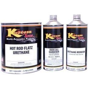 imageCustom Shop Hugger Orange  Hot Rod Flatz Urethane Automotive Flat Matte Car Paint 1 Gallon Kit
