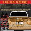 imageCustom Coat Federal Standard Color  30257 Earth Yellow T83 Urethane SprayOn Truck Bed Liner 1 Quart Kit with Spray Gun and Regulator  Durable Textured Protective Coating  Easy Mix Car Auto