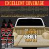 imageCustom Coat Federal Standard Color  30277 Sand Brown T95 Urethane SprayOn Truck Bed Liner 1 Quart Kit with Spray Gun and Regulator  Durable Textured Protective Coating  Easy Mix Car Auto