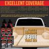 imageCustom Coat Federal Standard Color  30480 Field Tan T82 Urethane RollOn BrushOn or SprayOn Truck Bed Liner 15 Gallon Kit with Roller Applicator Kit  Textured Auto Protective Coating