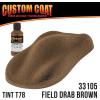 imageCustom Coat Federal Standard Color  33105 Field Drab Brown T78 Urethane SprayOn Truck Bed Liner 1 Quart Kit with Spray Gun and Regulator  Durable Textured Protective Coating  Easy Mix Car Auto