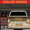 imageCustom Coat Federal Standard Color  33303 Khaki T76 Urethane RollOn BrushOn or SprayOn Truck Bed Liner 2 Quart Kit with Roller Applicator Kit  Textured Car Auto Protective Coating