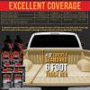 imageCustom Coat Federal Standard Color  33446 Desert Tan T80 Urethane RollOn BrushOn or SprayOn Truck Bed Liner 1 Gallon Kit with Roller Applicator Kit  Textured Car Auto Protective Coating