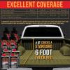 imageCustom Coat Federal Standard Color  34089 Olive Green T74 Urethane RollOn BrushOn or SprayOn Truck Bed Liner 2 Gallon Kit with Roller Applicator Kit  Textured Car Auto Protective Coating