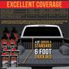 imageCustom Coat Federal Standard Color  36118 Battleship Dark Gray T89 Urethane SprayOn Truck Bed Liner 1 Gallon Kit with Spray Gun and Regulator  Durable Textured Protective Coating  Easy Mix