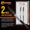 imageCustom Shop  00 Size Long Liner Pinstriping Brush  Beginners and Experts Enhanced Paint Loading Full Belly Design Long Handle Premium Squirrel Hair ampamp Nylon Wool 178quot Length Pack of 200 Long Liner Brush