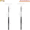 imageCustom Shop  00 Size Long Liner Pinstriping Brush  Beginners and Experts Enhanced Paint Loading Full Belly Design Long Handle Premium Squirrel Hair ampamp Nylon Wool 178quot Length Pack of 21  2 Scroll Brush