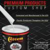 imageCustom Shop  Alpine White  Hot Rod Flatz Flat Matte Satin Urethane Auto Paint  Complete Quart Paint Kit  Professional Low Sheen Automotive Car Truck Coating 41 Mix Ratio