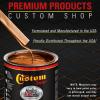 imageCustom Shop  Atomic Orange Pearl  Hot Rod Flatz Flat Matte Satin Urethane Auto Paint  Complete Quart Paint Kit  Professional Low Sheen Automotive Car Truck Coating 41 Mix Ratio