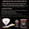 imageCustom Shop  Atomic Orange Pearl  Hot Rod Flatz Flat Matte Satin Urethane Auto Paint  Complete Quart Paint Kit  Professional Low Sheen Automotive Car Truck Coating 41 Mix Ratio