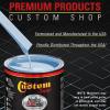 imageCustom Shop  Baby Blue  Hot Rod Flatz Flat Matte Satin Urethane Auto Paint  Complete Quart Paint Kit  Professional Low Sheen Automotive Car Truck Coating 41 Mix Ratio
