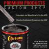 imageCustom Shop  Black Sparkle Metallic  Hot Rod Flatz Flat Matte Satin Urethane Auto Paint  Complete Quart Paint Kit  Professional Low Sheen Automotive Car Truck Coating 41 Mix Ratio