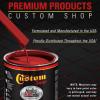 imageCustom Shop  Blood Red  Hot Rod Flatz Flat Matte Satin Urethane Auto Paint  Complete Gallon Paint Kit  Professional Low Sheen Automotive Car Truck Coating 41 Mix Ratio