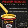 imageCustom Shop  Boss Yellow  Hot Rod Flatz Flat Matte Satin Urethane Auto Paint  Complete Gallon Paint Kit  Professional Low Sheen Automotive Car Truck Coating 41 Mix Ratio