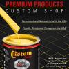 imageCustom Shop  Boss Yellow  Hot Rod Flatz Flat Matte Satin Urethane Auto Paint  Complete Quart Paint Kit  Professional Low Sheen Automotive Car Truck Coating 41 Mix Ratio