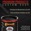 imageCustom Shop  Boulevard Black  Hot Rod Flatz Flat Matte Satin Urethane Auto Paint  Complete Quart Paint Kit  Professional Low Sheen Automotive Car Truck Coating 41 Mix Ratio