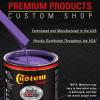 imageCustom Shop  Bright Purple  Hot Rod Flatz Flat Matte Satin Urethane Auto Paint  Complete Gallon Paint Kit  Professional Low Sheen Automotive Car Truck Coating 41 Mix Ratio