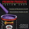 imageCustom Shop  Bright Purple  Hot Rod Flatz Flat Matte Satin Urethane Auto Paint  Complete Quart Paint Kit  Professional Low Sheen Automotive Car Truck Coating 41 Mix Ratio