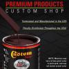 imageCustom Shop  Burgundy  Hot Rod Flatz Flat Matte Satin Urethane Auto Paint  Complete Gallon Paint Kit  Professional Low Sheen Automotive Car Truck Coating 41 Mix Ratio