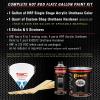imageCustom Shop  Cameo White  Hot Rod Flatz Flat Matte Satin Urethane Auto Paint  Complete Gallon Paint Kit  Professional Low Sheen Automotive Car Truck Coating 41 Mix Ratio