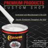 imageCustom Shop  Cameo White  Hot Rod Flatz Flat Matte Satin Urethane Auto Paint  Complete Quart Paint Kit  Professional Low Sheen Automotive Car Truck Coating 41 Mix Ratio