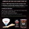 imageCustom Shop  Candy Apple Red  Hot Rod Flatz Flat Matte Satin Urethane Auto Paint  Complete Quart Paint Kit  Professional Low Sheen Automotive Car Truck Coating 41 Mix Ratio